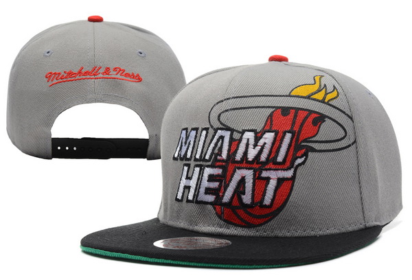 NBA Miami Heat MN Snapback Hat #117